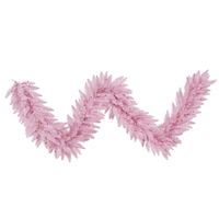 Vickerman Pink Artificial Christmas Garland