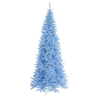 Vickerman Sky Blue Fir Slim Artificial Christmas Tree