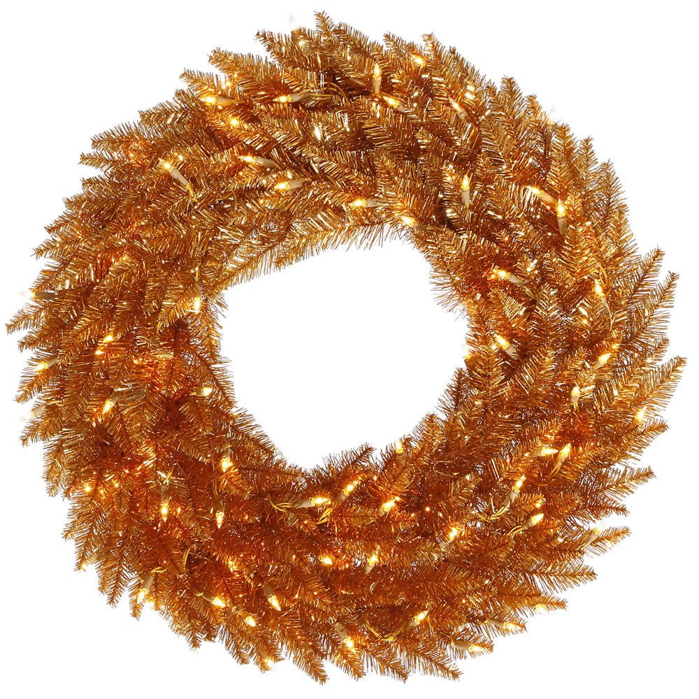 Vickerman Copper Artificial Christmas Wreath