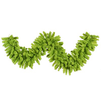 Vickerman Flocked Lime Artificial Christmas Garland