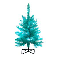 Vickerman Aqua Fir Artificial Christmas Tree Dura-Lit