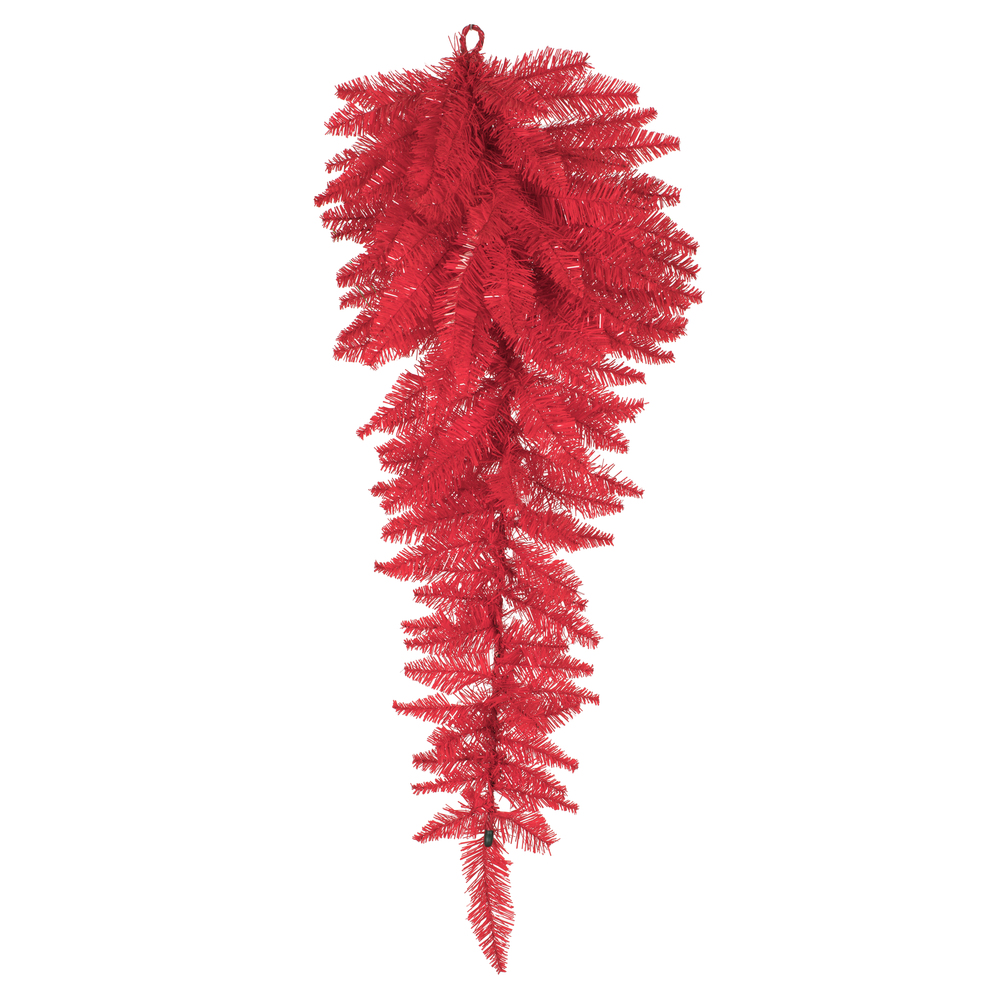 Vickerman Red Fir Artificial Christmas Teardrop