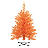 Vickerman Orange Fir Artificial Christmas Tree