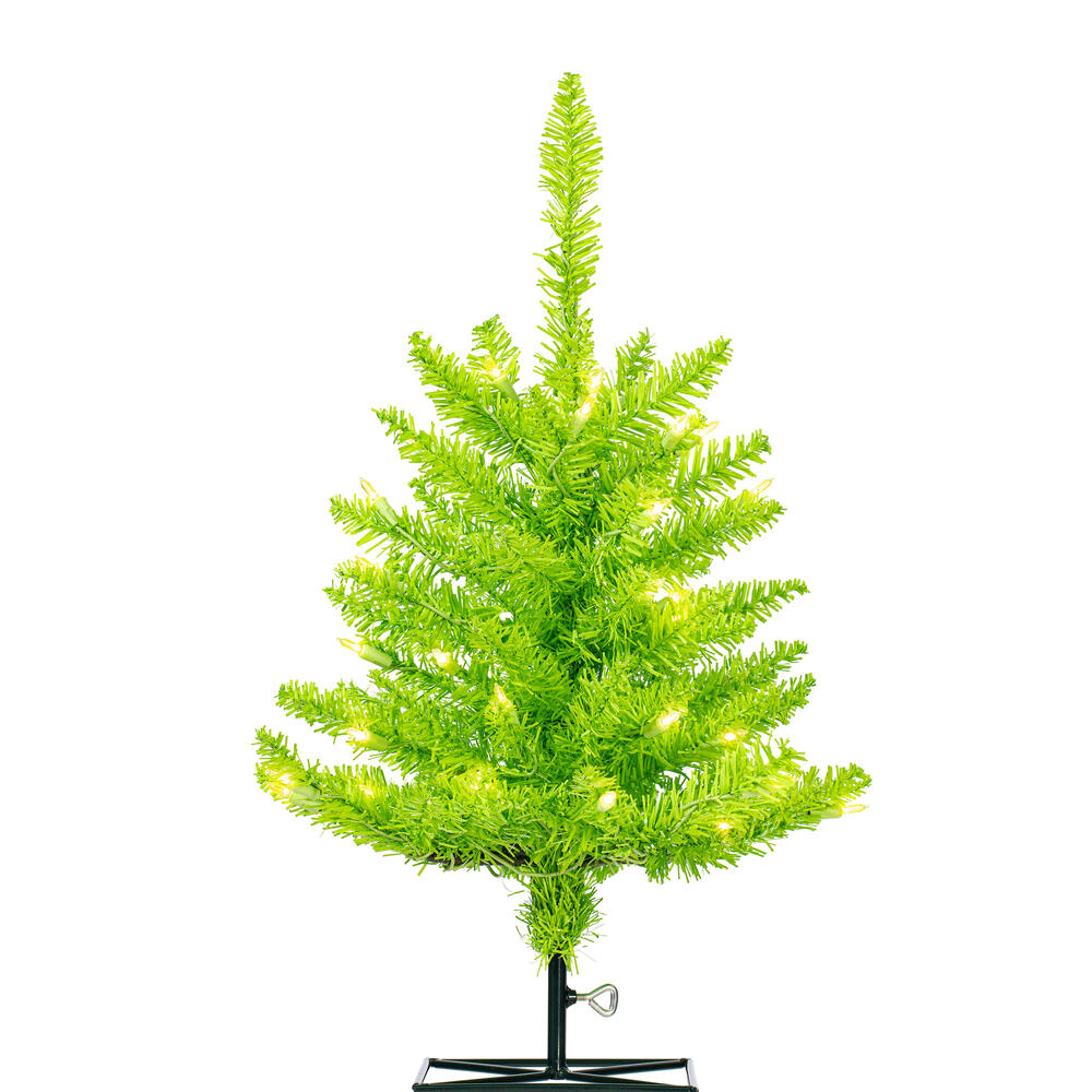 Vickerman Lime Fir Artificial Christmas Tree