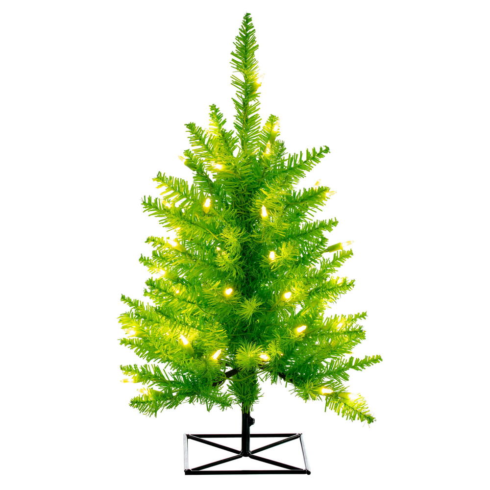 Vickerman Lime Fir Artificial Christmas Tree