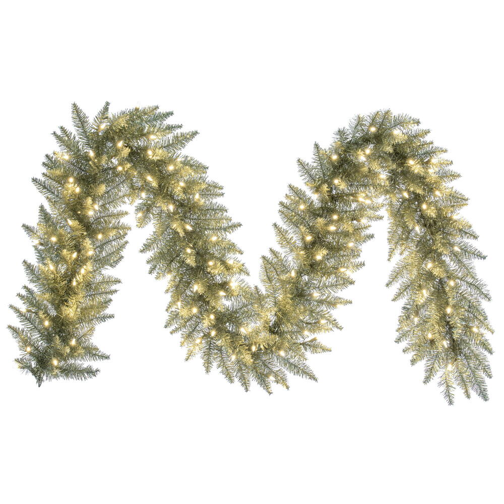 Vickerman Champagne Artificial Christmas Garland