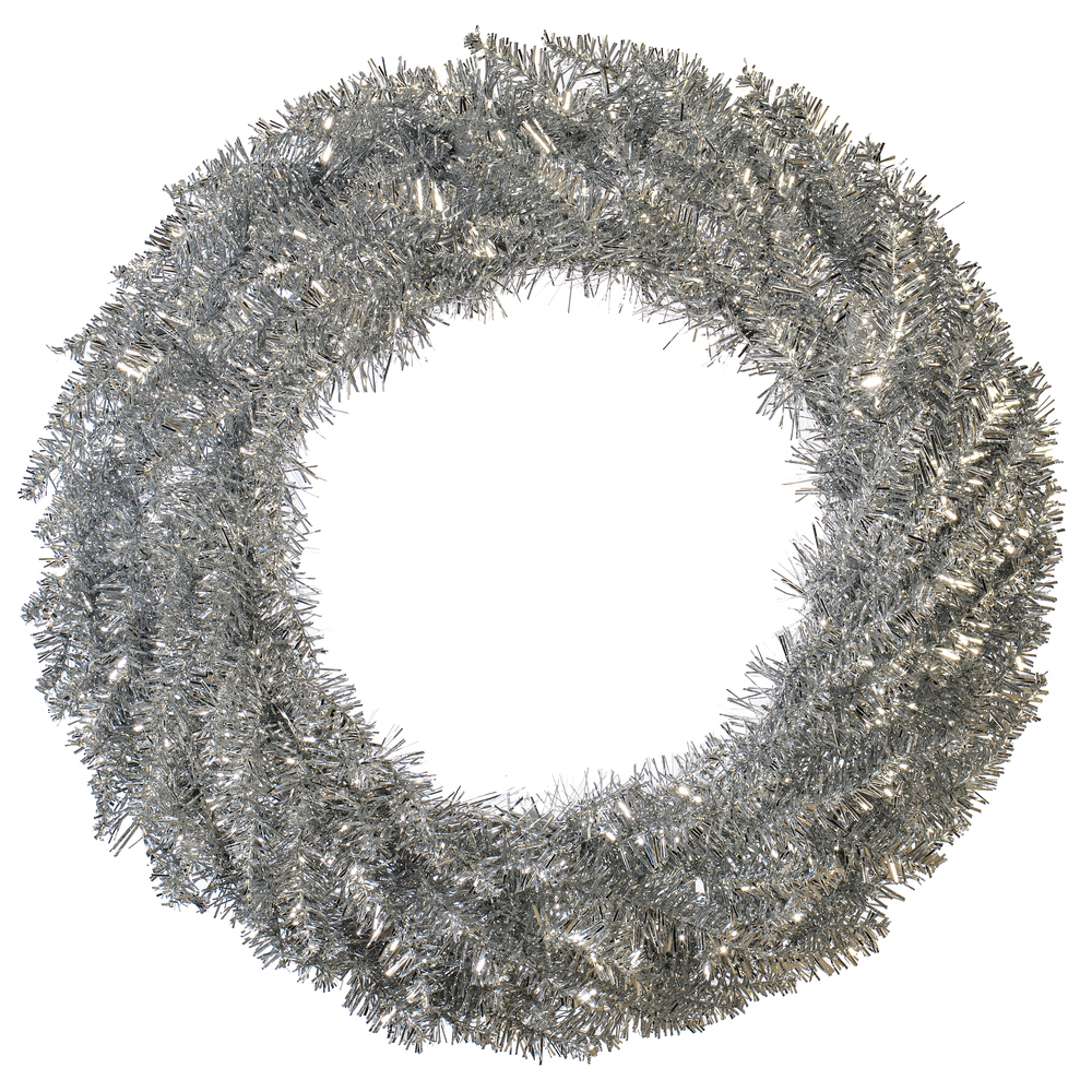 Vickerman Sliver Fir Artificial Christmas Wreath
