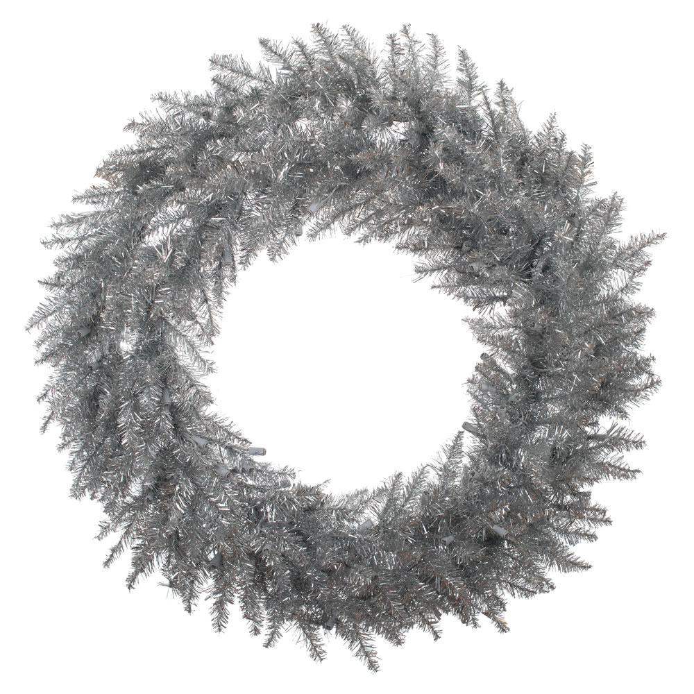 Vickerman Sliver Fir Artificial Christmas Wreath