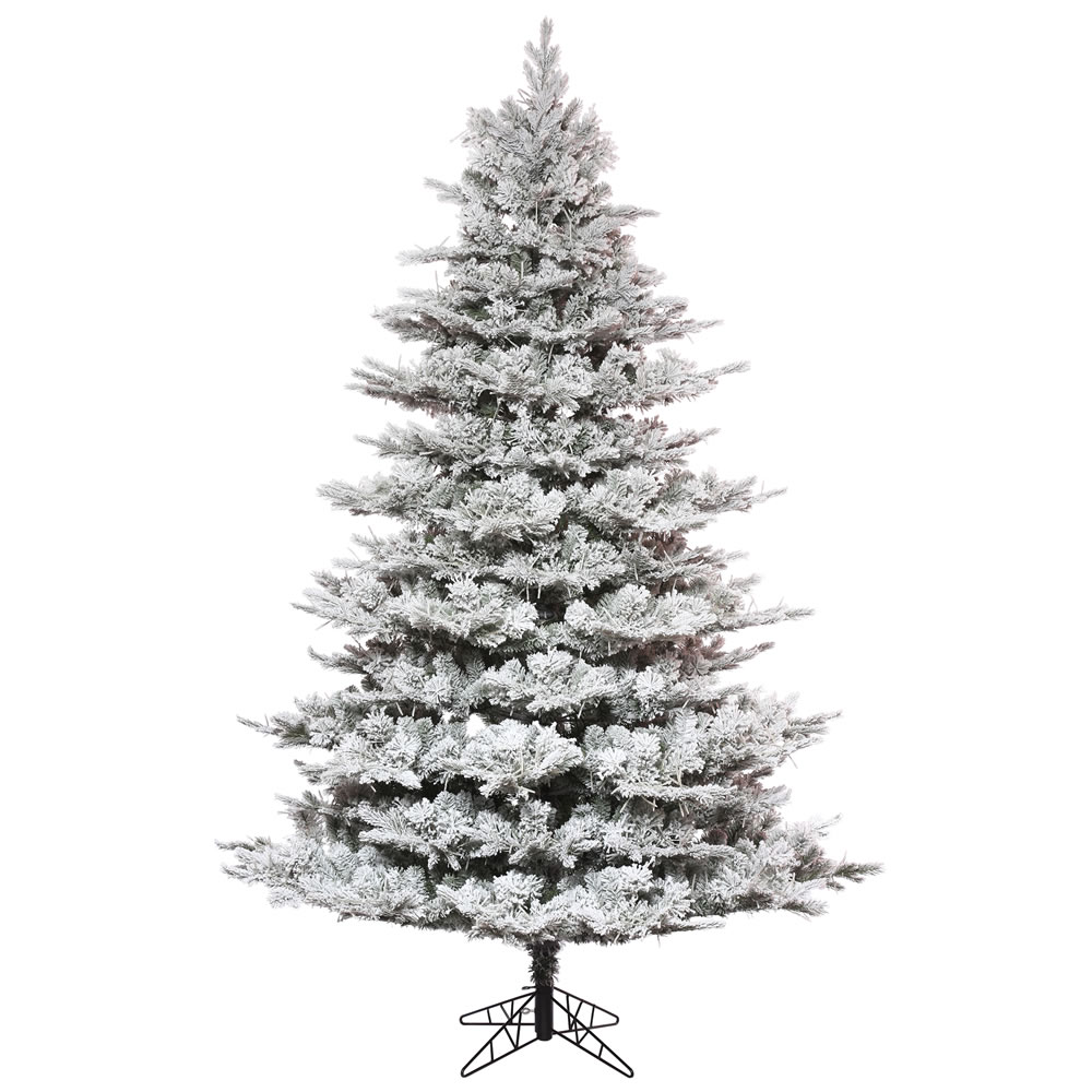 Vickerman Flocked Kiana Pine Full Artificial Christmas Tree