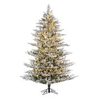 Vickerman Flocked Kiana Pine Artificial Christmas Tree 3MM