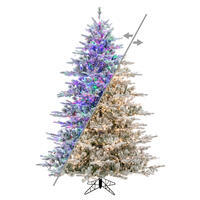 Vickerman Flocked Kiana Pine Artificial Christmas Tree 3MM