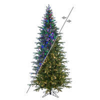 Vickerman Balsam Spruce Slim Artificial Christmas Tree