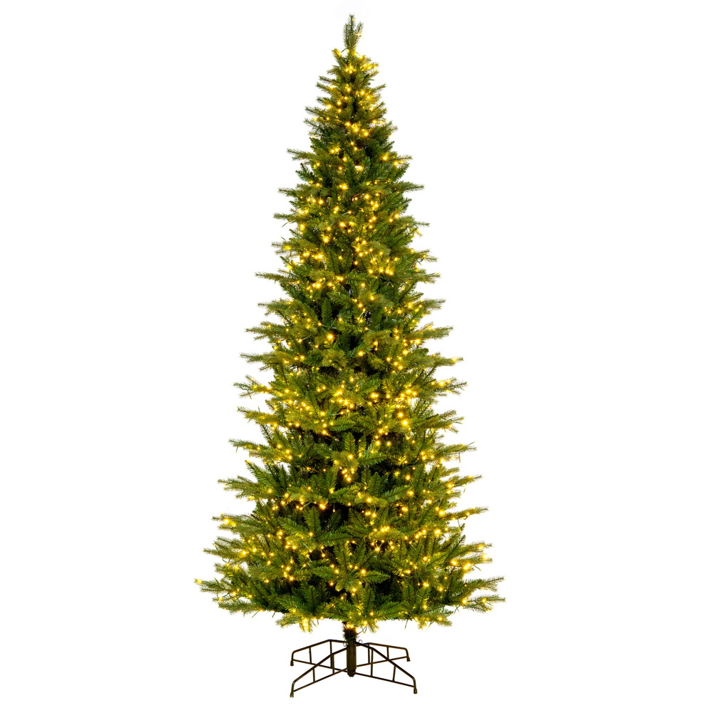 Vickerman Balsam Spruce Slim Artificial Christmas Tree