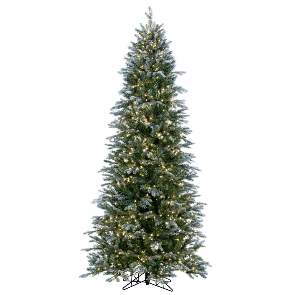 Vickerman Artificial Frosted Slim Douglas Fir Christmas Tree