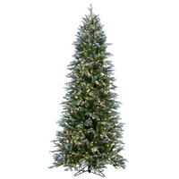 Vickerman Artificial Frosted Slim Douglas Fir Christmas Tree