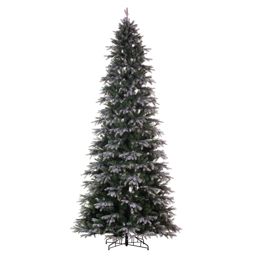 Vickerman Artificial Frosted Slim Douglas Fir Christmas Tree