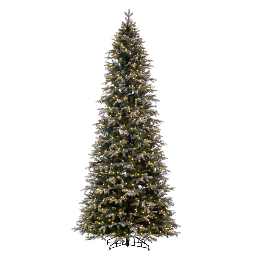 Vickerman Artificial Frosted Slim Douglas Fir Christmas Tree