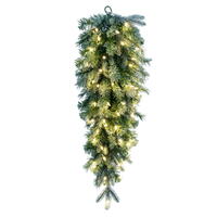 Vickerman Artificial Frosted Douglas Fir Teardrop