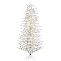 Vickerman Artifical Flocked Slim Pistol Pine Christmas Tree