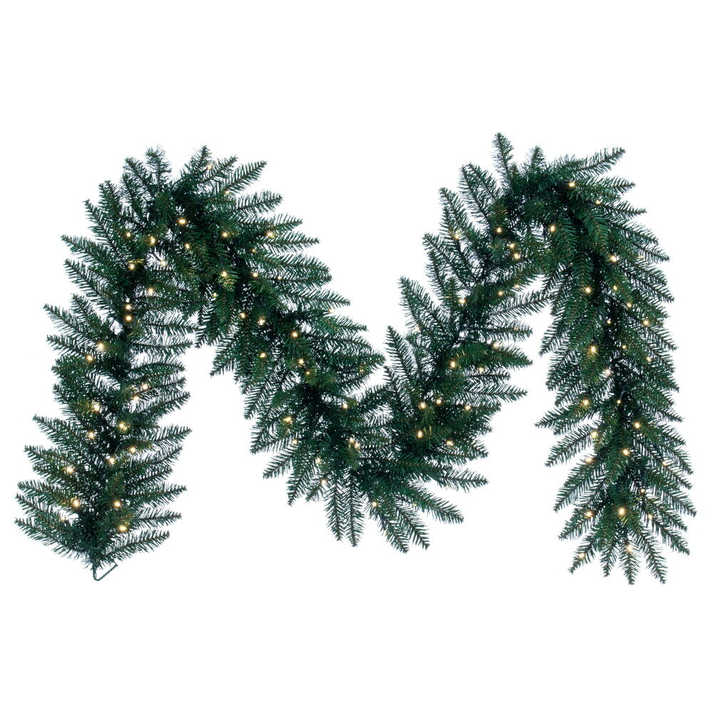 Vickerman Camdon Fir Artificial Garland, Battery Operated Lights 