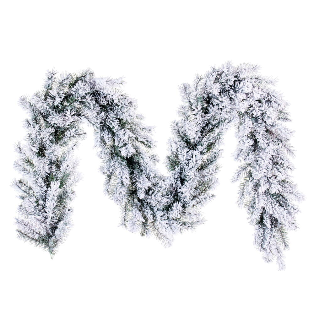 Vickerman Frosted Glacier Pine Artificial Garland