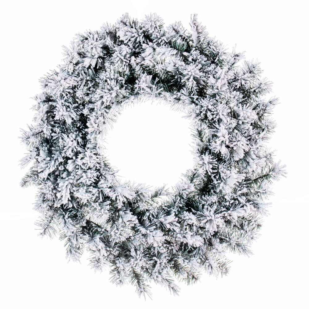 Vickerman Frosted Glacier Pine Artificial  Wreath 