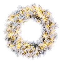 Vickerman Frosted Glacier Pine Artificial  Wreath 