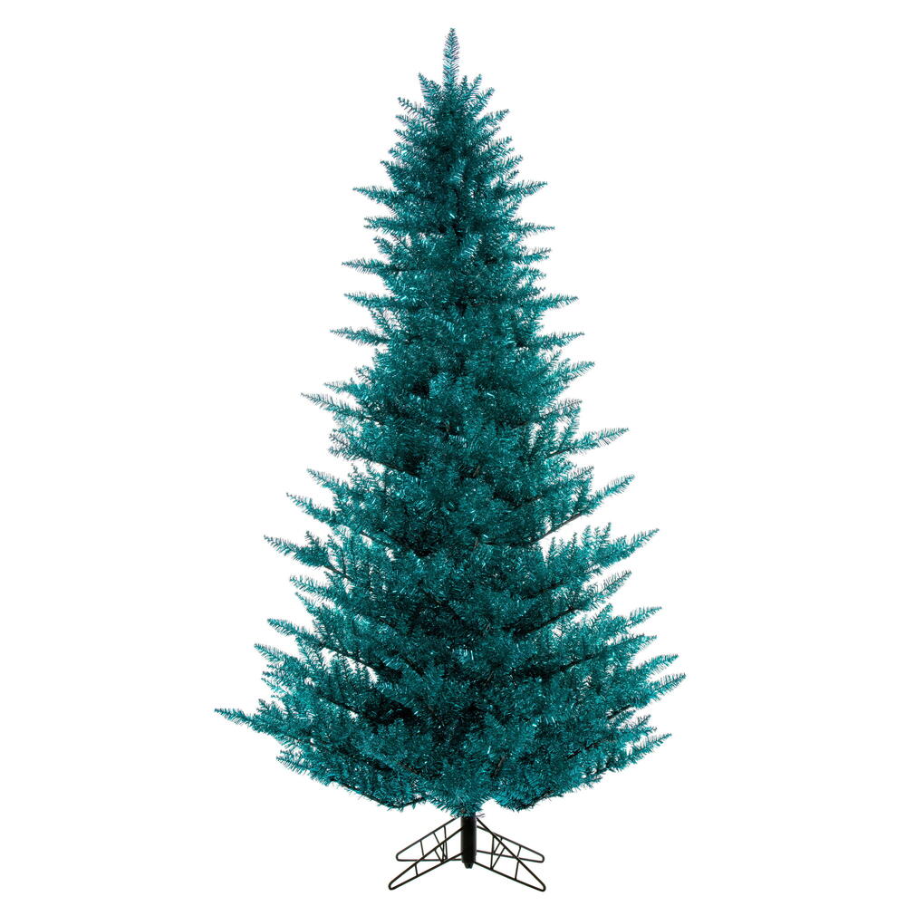 Vickerman Aqua Fir Tree Series