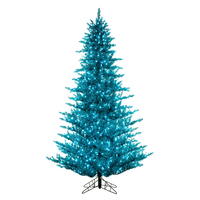 Vickerman Aqua Fir Tree Series