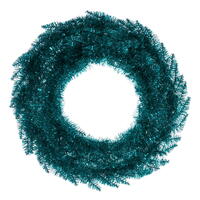 Vickerman Aqua Fir Wreath