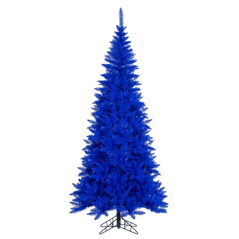 Vickerman Blue Slim Fir Tree Series