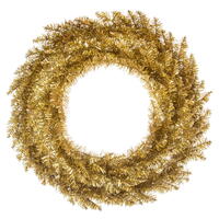 Vickerman Gold Fir Wreath