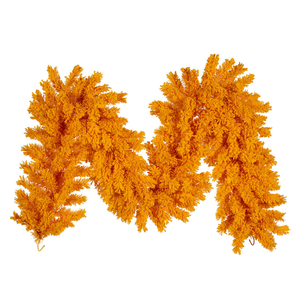 Vickerman Flocked Yellow Artificial Garland