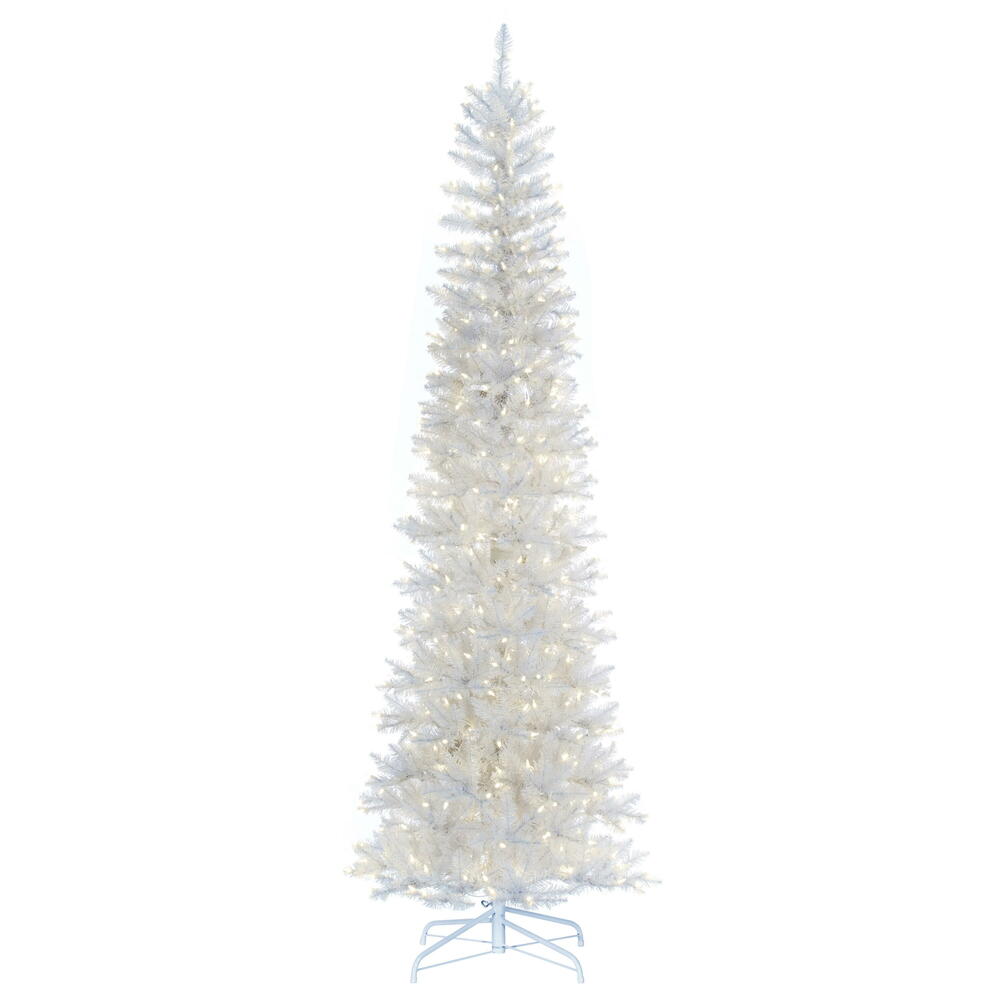 Vickerman White Pencil Artificial Christmas Tree