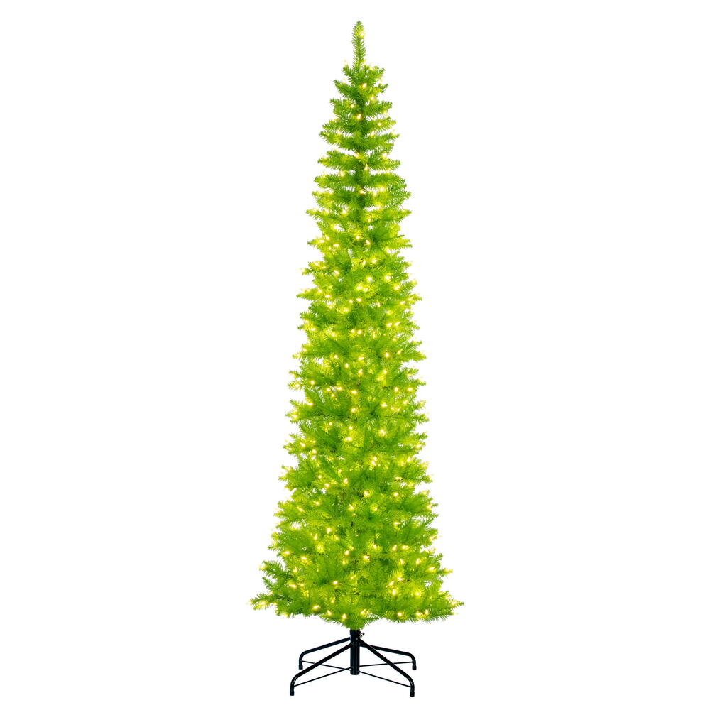 Vickerman Lime Pencil Artificial Christmas Tree