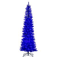 Vickerman Blue Pencil Artificial Christmas Tree