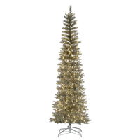 Vickerman Silver Pencil Artificial Christmas Tree