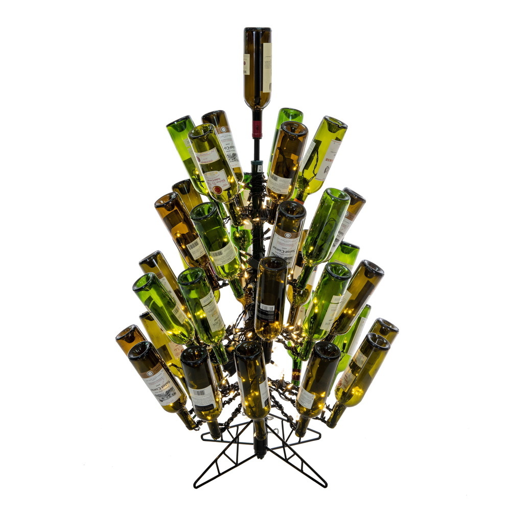 Vickerman Wine Bottle Christmas Tree
