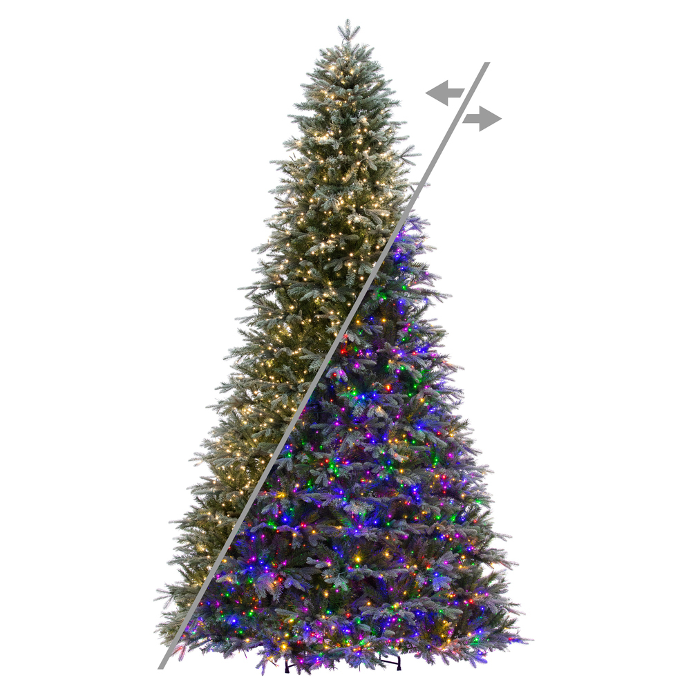 Vickerman Artificial Frosted Sheldon Fir Christmas Tree