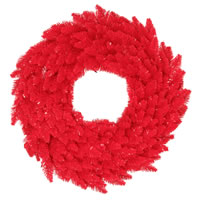Vickerman Red Fir Artificial Christmas Wreath