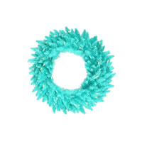 Vickerman Aqua Fir Artificial Christmas Wreath