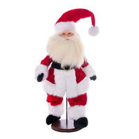 Vickerman Red Traditional Velvet Santa Doll