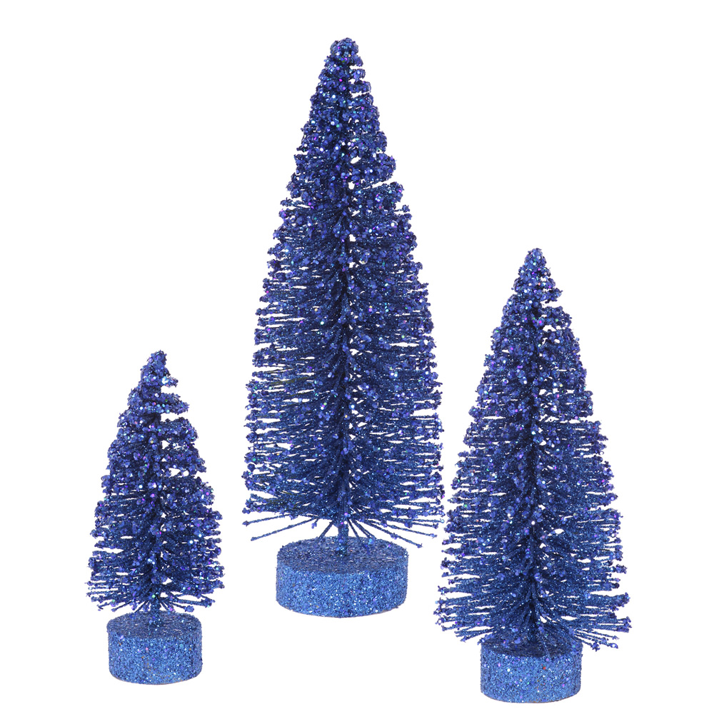 Vickerman Glitter Tree Set Tabletop Artificial Christmas Tree