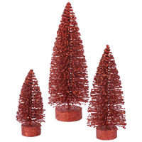 Vickerman Glitter Tree Set Tabletop Artificial Christmas Tree