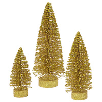 Vickerman Glitter Tree Set Tabletop Artificial Christmas Tree