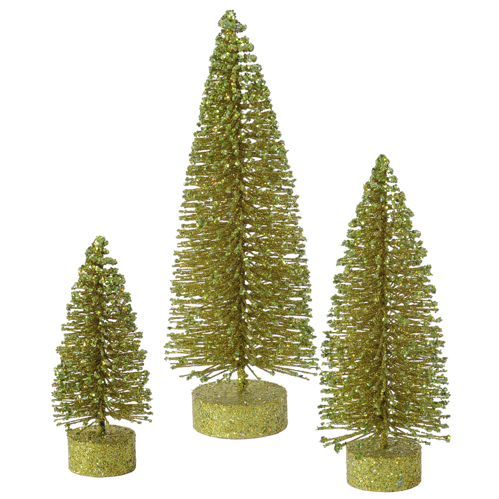 Vickerman Glitter Tree Set Tabletop Artificial Christmas Tree