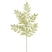 22" Lime Glitter Honey Locust Spray 6/Bg