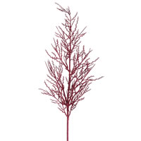 Vickerman 28" Onoclea Glitter Wild Huck Artificial Christmas Spray
