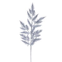 28" Silver Glitter Wild Huck Spray 6/Bg