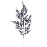 28" Pewter Glitter Wild Huck Spray 6/Bg